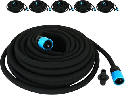 Set van 6 Druppelslangen (totaal 90m) voor Waterbesparende Tuinirrigatie