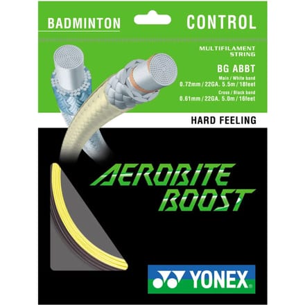 Yonex Aerobite Boost Badminton Enkele Snaar Transparant