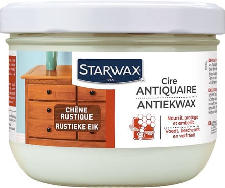Boenwas Vast 375gr Oude Eik Starwax 40007