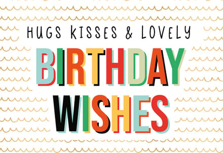Kaart - Daisy - Happy birthday