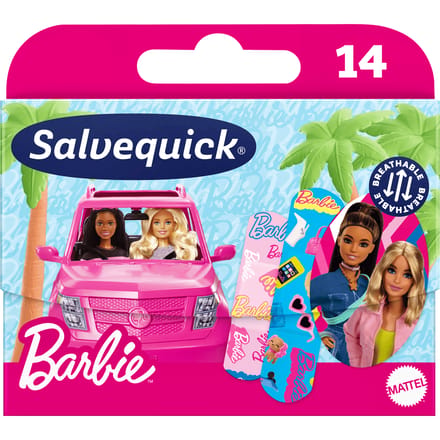 Salvequick Barbie Bandaids 14 st