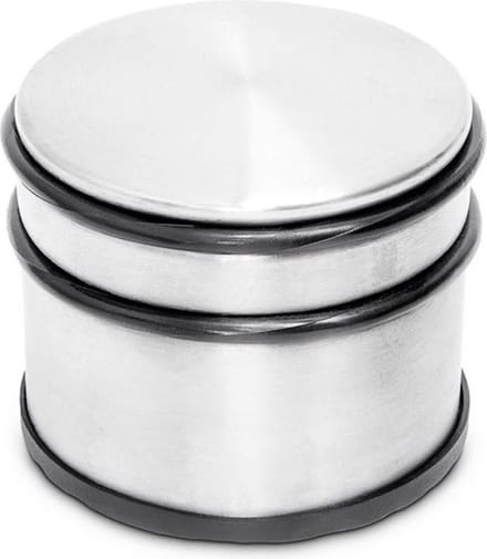 Deurstopper - met rubberen bescherming - rond - 9 x 7,5 cm - 1,1 kg