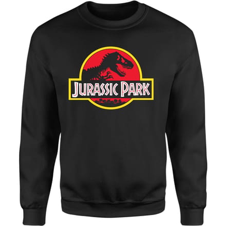 Jurassic Park Logo Sweatshirt - Black - S