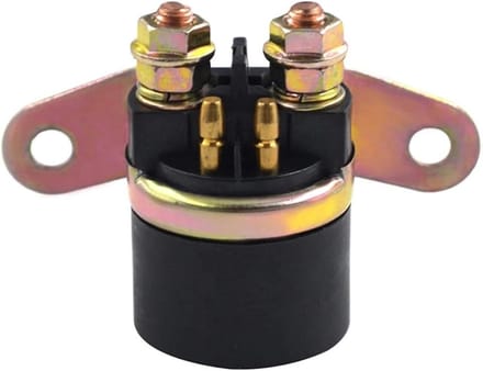 Startrelais Motorfiets - Startmotor Relais - Motor Starten - Universele Compatibiliteit - 12V - Zwart