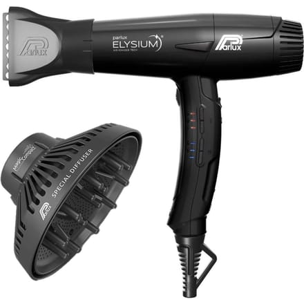 Parlux Föhn Elysium & Magic Sense Diffuser Black