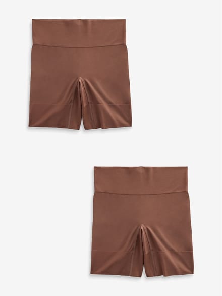 Next - Dames - Set van 2 naadloze anti-schuur shorts - Huidkleur