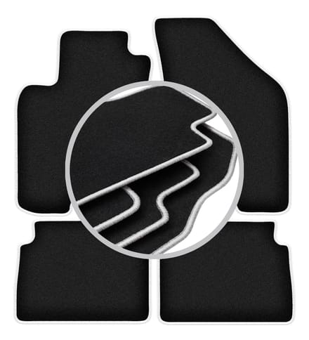 CARLUX-SILVER automatten voor: Daewoo Leganza sedan (1997-2004)