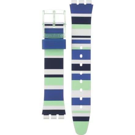 Swatch Plastic - Originals Medium (34mm) /Access/Solar/Musicall/Stop - G/SK/SL/SR/SS/SO28 AGG711 GG711 Sky Zebra Horlogeband
