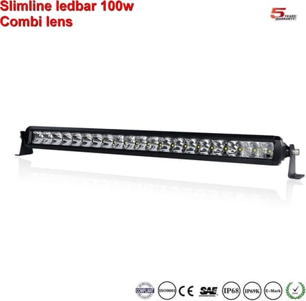Extreme Slimline single-row ledbar 20inch 100w 9.900 lumen