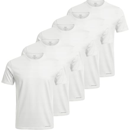 Scotch & Soda - Heren Tee SS 5-Pack T-shirts - Wit - Maat L