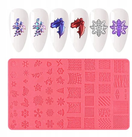 Born Pretty - 3D Siliconen Vorm - Nageldecoratie - Kerstpatronen