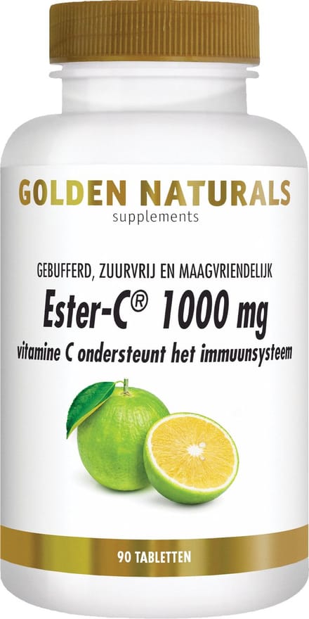 Golden Naturals Ester-C 1000mg (90 veganistische tabletten)