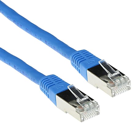 ACT Blauw 7 meter LSZH SFTP CAT6 patchkabel met RJ45 connectoren FB9607