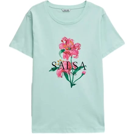 Dames-T-shirt met opdruk Salsa Jeans