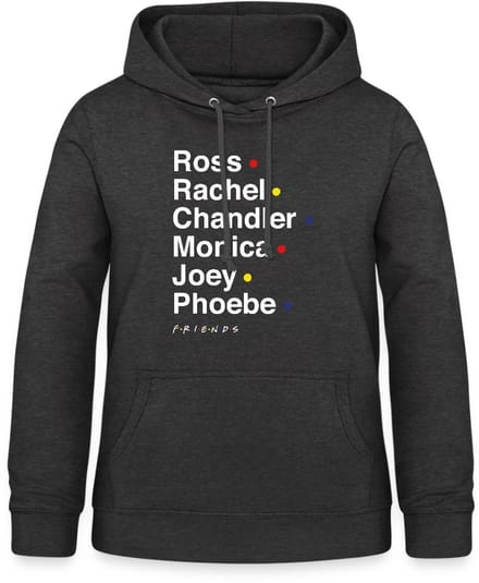 Friends Characters Names Hoodie Dames