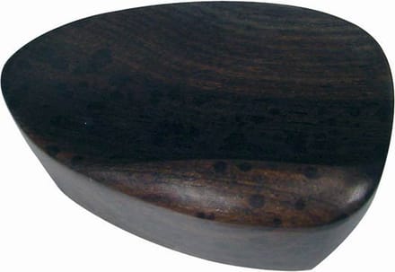 ELS CR-028E chinrest 'Hill'-style, made in India, ebony, no screws, no cork