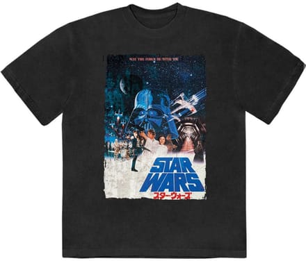 Disney Star Wars - May The Force Be With You Heren Tshirt - M - Zwart