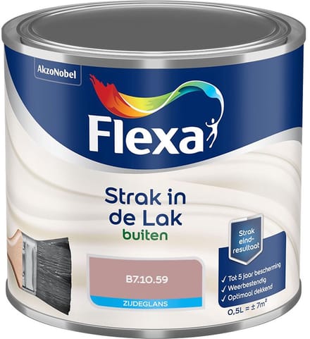 Flexa - Strak In De Lak Buitenlak Zijdeglans - B7.10.59 - Mengverf - 500 Ml