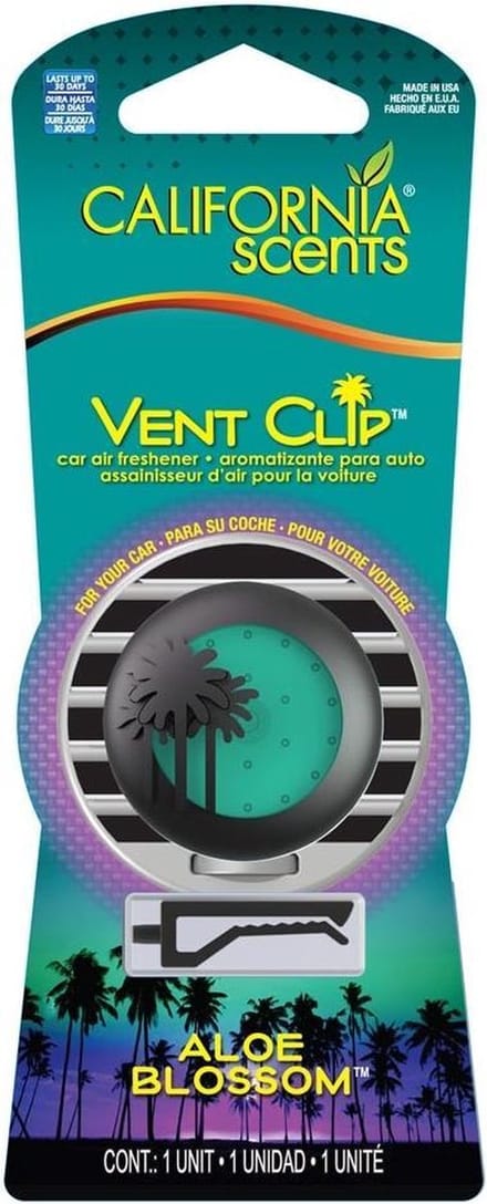 California Scents Ventilatierooster Geur Clip - Aloe Blossom