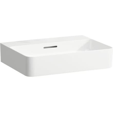 LAUFEN Val washbasin, submountable 55 x 42 cm without tap hole, with overflow H8102820001091