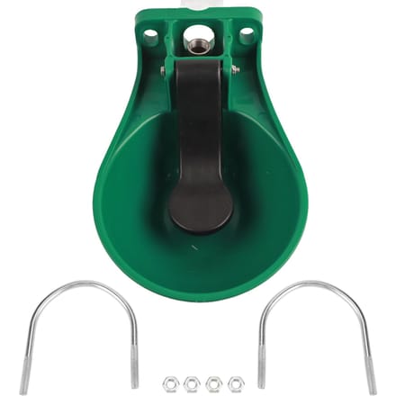 Plastic Automatische Waterbak Trogsnuit Aanraakschakelaar Klep Schaap Koe Drinkcontainer black