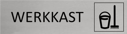 CombiCraft Aluminium deurbordje Werkkast165x45mm - per stuk