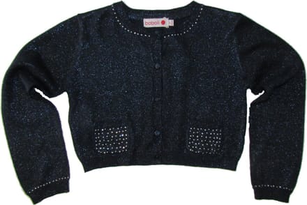 Boboli Meisjes Feest Vest Met Glitters - Blauw - Maat 92