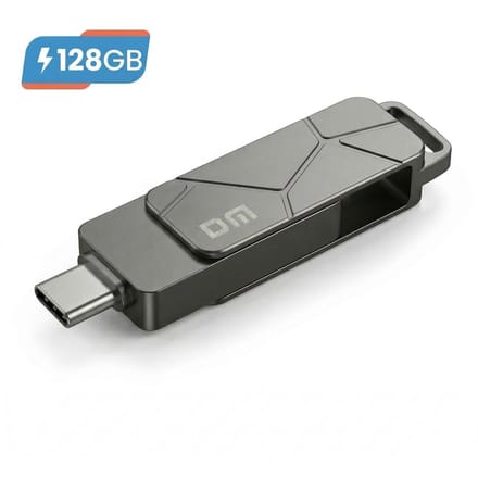 DM USB Stick 128GB - Dual USB-C & USB 3.2 - Snelle Flash Drive 150MB/s - OTG - Schokbestendig