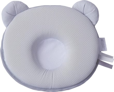 Candide - Baby Kussen - Plat hoofd - Petit Panda air+ - grijs
