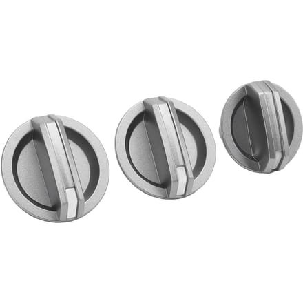 3 pièces Boutons de commande AC UB9B61195 Bouton de commande d'interrupteur de ventilateur de chauffage de climatiseur pour BT50 gray