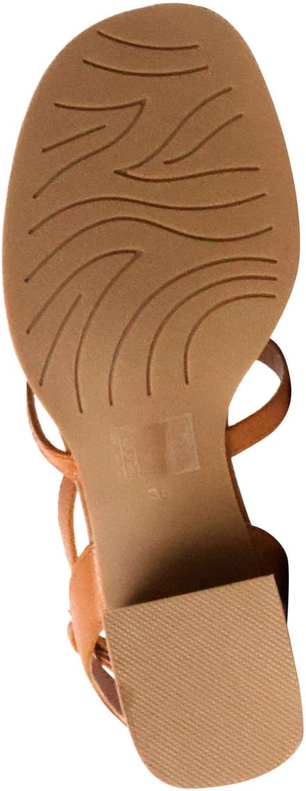 Catalina leren sandalen met hak