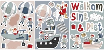 Daily Style – Raamstickers Sint & Co. – Sinterklaas