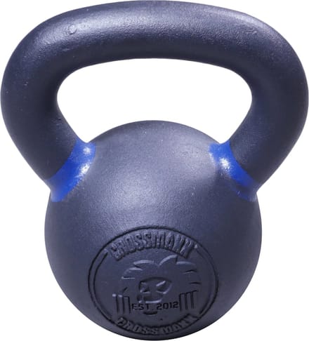 Lifemaxx Crossmaxx Kettlebell - Gietijzer met Poedercoating - 12 kg