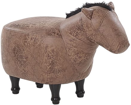 HORSE - Hocker - Lichtbruin - Kunstleer