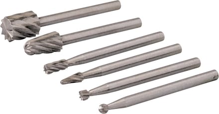 Silverline Ontbraamset HSS - 6-delig - Ø 2-7 mm - Voor Metaal, Plastic en Hout