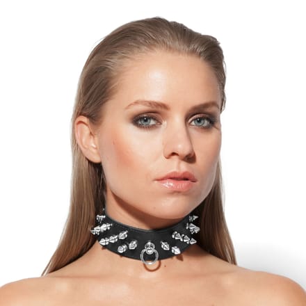 Rimba - Collar Met Studs - 4 cm Breed