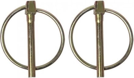 Borgpen - Gebichromatiseerd - 6 mm (2 stuks)