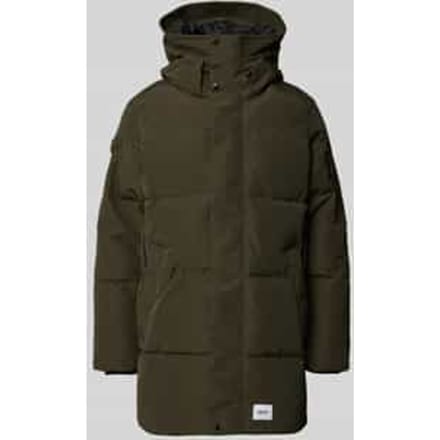 Regular fit buffer jacket met logopatch model 'Zeno'