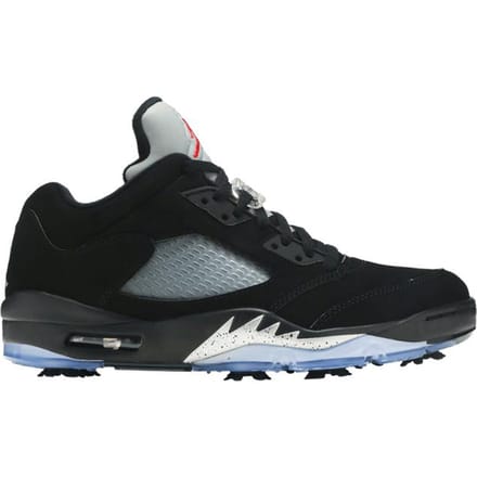 Air Jordan 5 Low Golf 'Black Metallic' 38.5