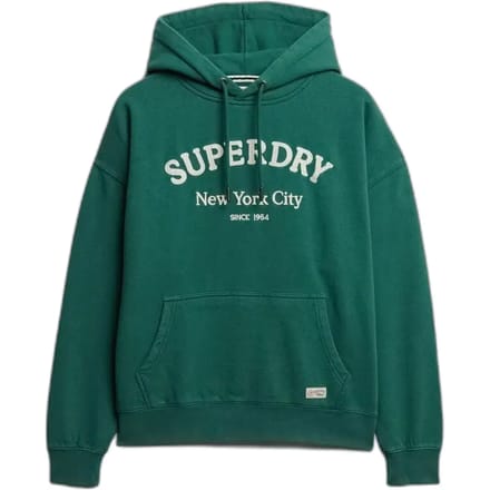 Dames Hoodie Superdry Luxe Casual Emb Relaxed