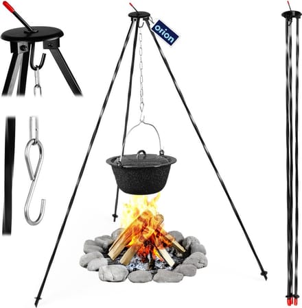 Orion Barbecue Onderstel IJzer - 120 cm - Zwart