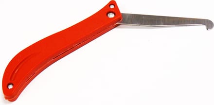 Onkruidkrabber - Onkruidmes - Voegenmes - Ergonomische Handgreep - Rood