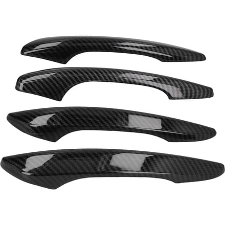 Autodeurklink Cover Koolstofvezel Stijl Vervanging voor Mazda 3 Hatchback BP 2019?2020 black