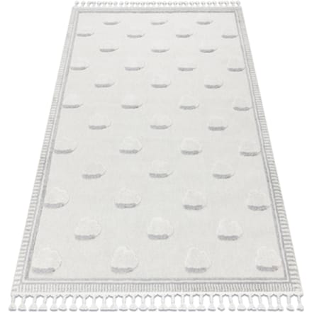 Kleden Rugsx Tapijt YOYO GD62 wit / grijs - 80x150 cm