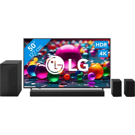 LG 50" 4K Smart UA75 + LG DS60TR