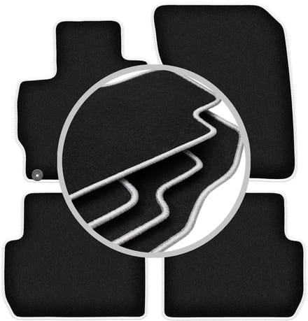 CARLUX-SILVER automatten voor: Mitsubishi Outlander III PHEV SUV (2012-)