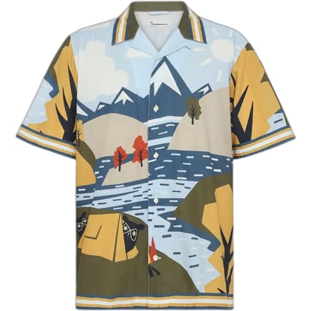 Bedrukt overhemd KnowledgeCotton Apparel
