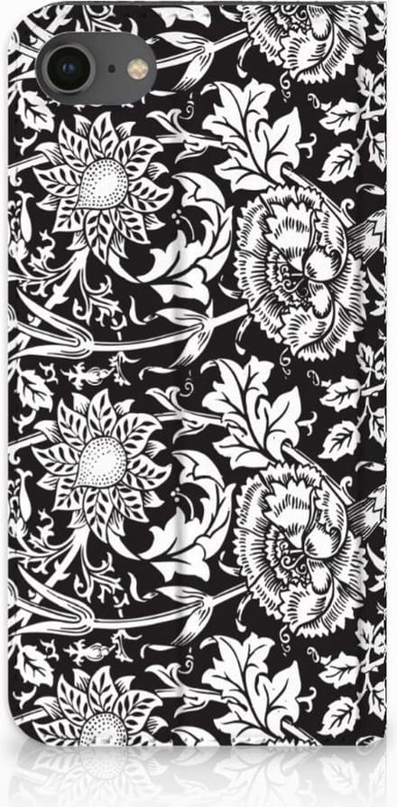 iPhone 7 | 8 | SE (2020) | SE (2022) Smart Cover Black Flowers