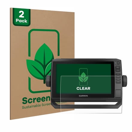 2 Stuks Screenprotector voor Garmin ECHOMAP UHD 92sv - Hoogwaardige Beschermfolie transparant