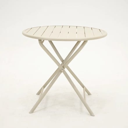 Tuintafel Globe 80cm rond cream
